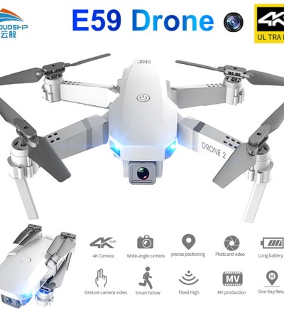 Mini Drone With 4K HD Camera Wifi FPV Remote Control Rc Quadcopter Aerial Photography Foldable Drone Profesional Drone E59