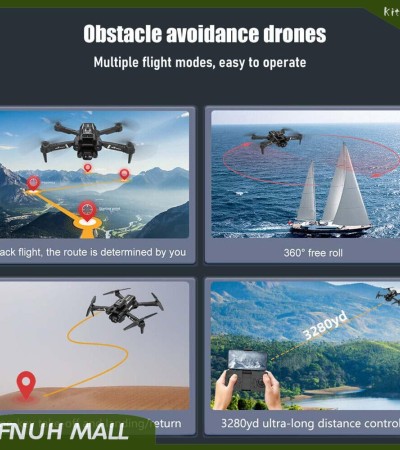 2023 RC Drone 8K HD Wide Angle Camera WIFI FPV GPS Drone Dual Camera Quadcopter,Long standby GPS Live Video With Wide Angle Toy quadcopter foldable self-timer